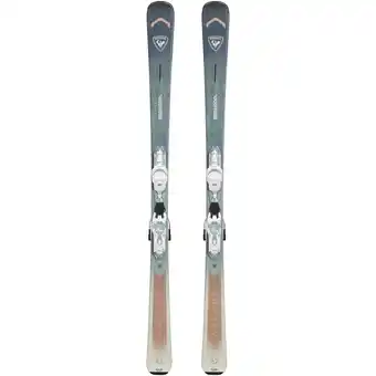 Decathlon Pack rossignol ski's Arcade w 82 + bindingen xpress 11 w gw Grijs Vrouw aanbieding