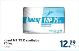 GAMMA Knauf MP 75 E spuitgips aanbieding