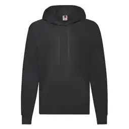Decathlon Heren Lichtgewicht Pullover Hoodie (Zwart) aanbieding