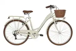 Decathlon Stadsfiets 26 inch DOROTHY, crème aanbieding
