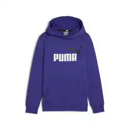 Decathlon Essentials+ tweekleurige hoodie met groot logo voor jongeren PUMA aanbieding