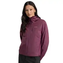 Decathlon Dames Wandelen waterdichte wandeljas Velora Purple Paars aanbieding