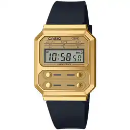 Decathlon Dameshorloge Casio A100WEFG-9AEF, Quartz, 33mm, 3ATM aanbieding