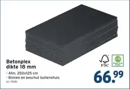 GAMMA Betonplex aanbieding