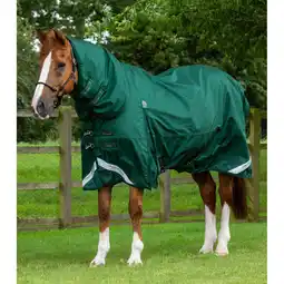 Decathlon Waterdichte paardendeken met halsbedekking Premier Equine Buster Storm Classic 2 aanbieding