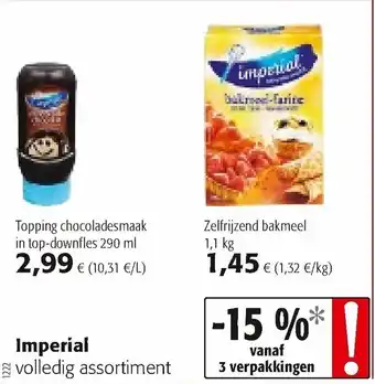 Colruyt Imperial Topping chocoladesmaak in top-downfles 290ml aanbieding