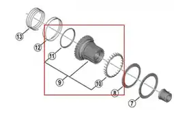 Decathlon Complete cassettebody Shimano FH-M8110 aanbieding
