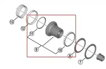Decathlon Complete cassettebody Shimano FH-M8110 aanbieding
