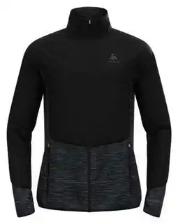 Decathlon Odlo Run Easy Warm Long Sleeve Jas Zwart aanbieding