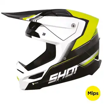 Decathlon Helm Shot Race - Tracer Neongeel aanbieding