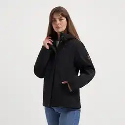 Decathlon Karina Dames - Softshell winterjas - Gevoerd - Zwart aanbieding