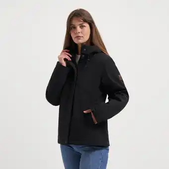 Decathlon Karina Dames - Softshell winterjas - Gevoerd - Zwart aanbieding