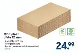 GAMMA MDF plaat aanbieding