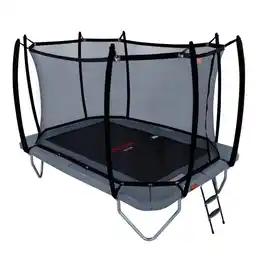 Decathlon Avyna trampoline met veiligheidsnet net - 380x255 cm - grijs aanbieding