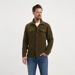 Decathlon MGO Zain Heren - Overshirt - Fleecevest - Donkerbruin aanbieding