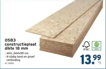 GAMMA OSB3 constructieplaat aanbieding