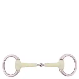 Decathlon Enkel roestvrijstalen olijfbit voor pony BR Equitation Apple Mouth aanbieding