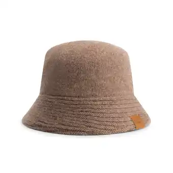 Decathlon MGO Mary Dames - Bucket Hat - Wolmix - Bruin aanbieding
