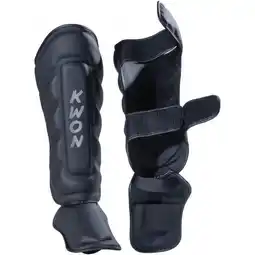 Decathlon Thaibox bescherming voor scheenbenen en voetinstap Kwon Tough aanbieding