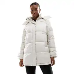 Decathlon Dames Lifestyle oversized gewatteerde jas International Wit aanbieding