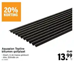 GAMMA Aquaplan Topline bitumen golfplaat aanbieding