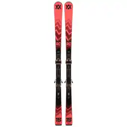 Decathlon Volkl Racetiger RC Red Skipakket + Vmotion 11 GW Red Bindingen voor Heren aanbieding