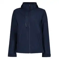Decathlon Heren Venturer 3 Layer Hooded Soft Shell Jacket (Marine) aanbieding