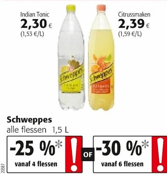 Colruyt Schweppes aanbieding