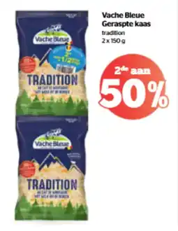 Spar Vache Bleue Geraspte kaas aanbieding