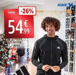 Intersport Hoodie heren aanbieding
