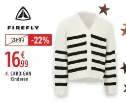 Intersport Firefly cardigan kinderen aanbieding