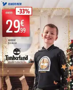 Intersport Timberland hoodie kinderen aanbieding