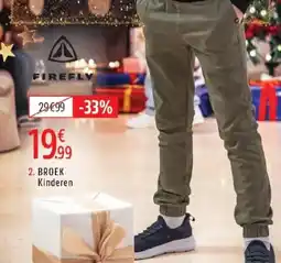 Intersport Firefly broek kinderen aanbieding