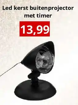 NH Market Led kerst buitenprojector met timer aanbieding