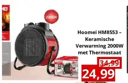 NH Market Hoomei HM8553 – Keramische Verwarming 2000W met Thermostaat aanbieding