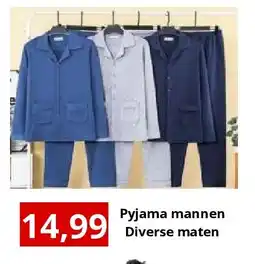 NH Market Pyjama mannen Diverse maten aanbieding