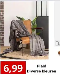 NH Market Plaid Diverse kleuren aanbieding
