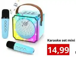 NH Market Karaoke set mini aanbieding