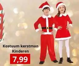 NH Market Kostuum kerstman Kinderen aanbieding