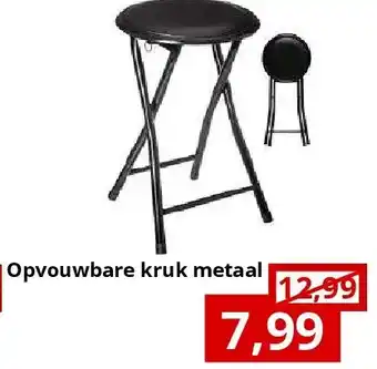 NH Market Opvouwbare kruk metaal aanbieding