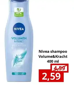 NH Market Nivea shampoo Volume&Kracht 400 ml aanbieding