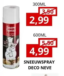 NH Market SNEEUWSPRAY DECO NEVE 600ML aanbieding
