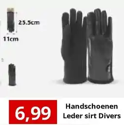 NH Market Handschoenen Leder sirt Divers aanbieding