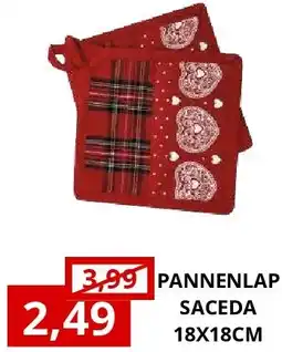 NH Market PANNENLAPSACEDA 18X18CM aanbieding