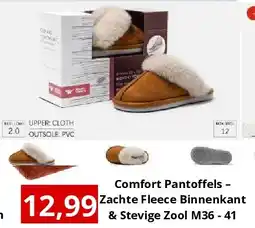 NH Market Comfort Pantoffels – Zachte Fleece Binnenkant & Stevige Zool M36 - 41 aanbieding