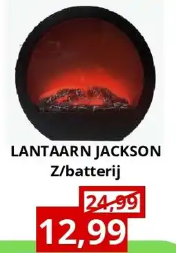 NH Market LANTAARN JACKSON Z/batterij aanbieding
