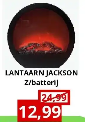 LANTAARN JACKSON Z/batterij