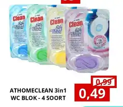 NH Market ATHOMECLEAN 3in1 WC BLOK - 4 SOORT aanbieding