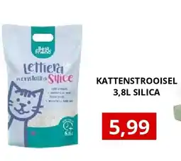NH Market KATTENSTROOISEL 3,8L SILICA aanbieding