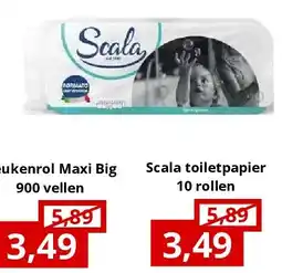 NH Market Scala toiletpapier 10 rollen aanbieding